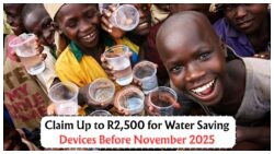 Slash Your Water Bill Instantly: Apply for the Free R2,500 Water Rebate by November 2025!