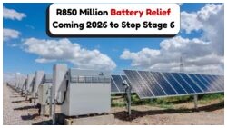 Unlocking the Future: R850 Million Government Investment Powers 1,500MW Battery Surge by 2026