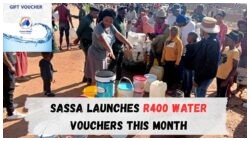 Starting 12 Sept: Don't Miss Out on SASSA's R400 Monthly Water Vouchers for Rural Areas – Apply Now Before the Offer Ends!