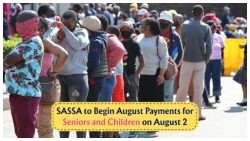 August 2: SASSA Grant Payments Begin for Seniors, Child, and Disability Recipients