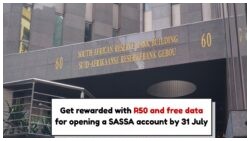 Hurry! SASSA Users: Claim Free Mobile Data & R50 By Opening a Bank Account Before 31 July!