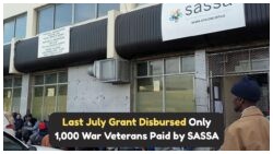 SASSA War Veterans Grant Ending on 25 July: Just Under 1,000 Nationwide Recipients to Receive R2,335