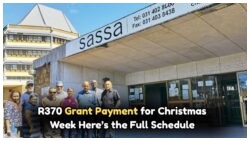 SASSA's R370 Christmas Grant: Early Payment Alert for December 23rd - Check Your Bank Notifications!