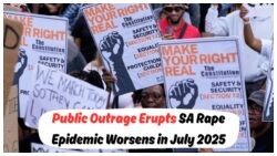 July's Chilling Reality: 45 Daily Rapes Plunge South African Women into Fear